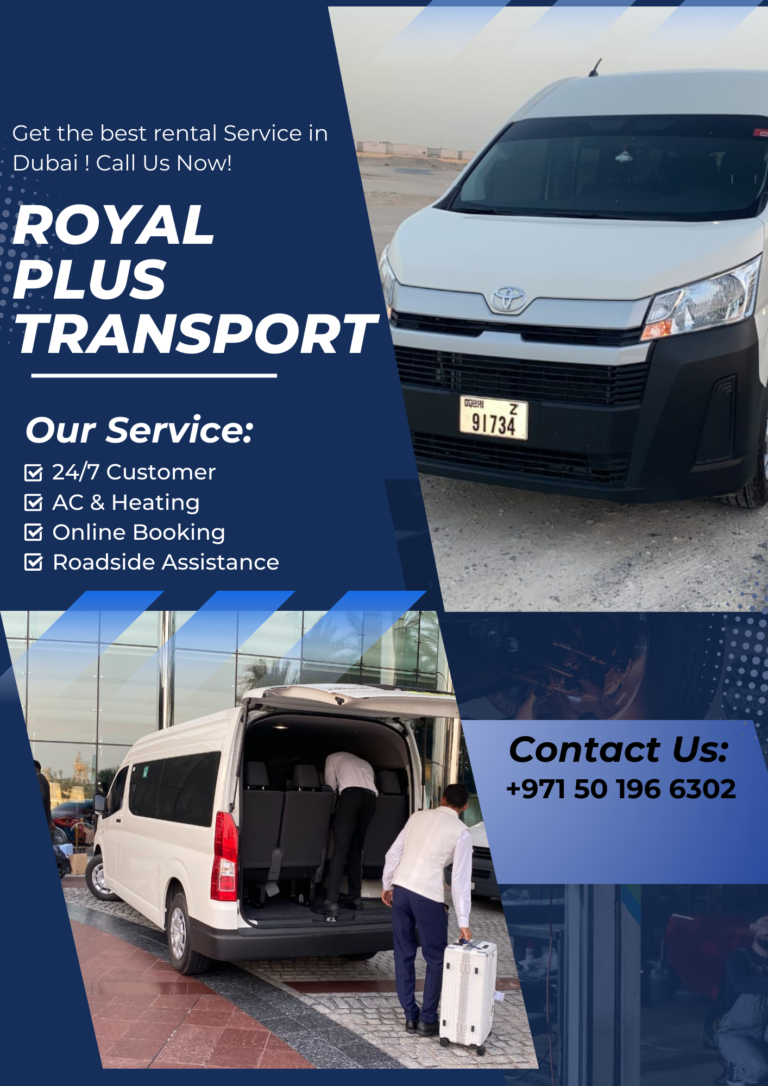 12 Seater Van Rental in Dubai