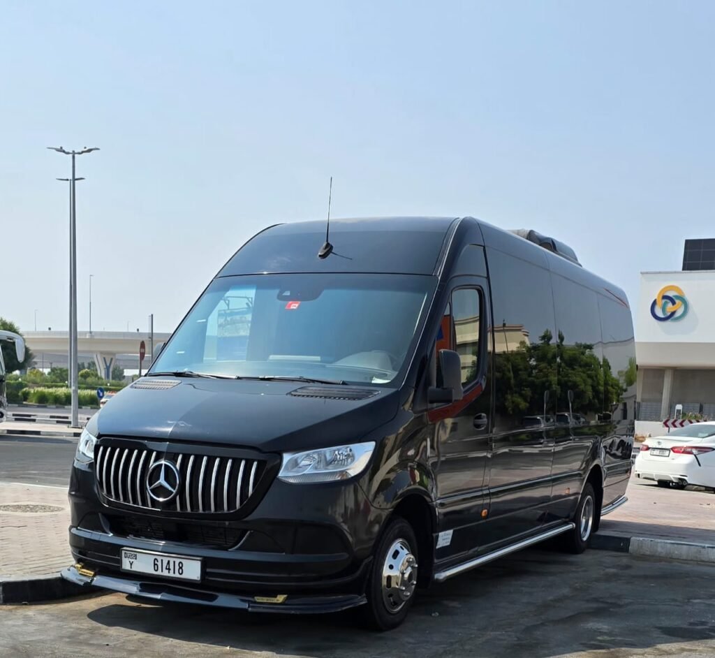 12-Seater Van Rental Dubai / royal plus transport