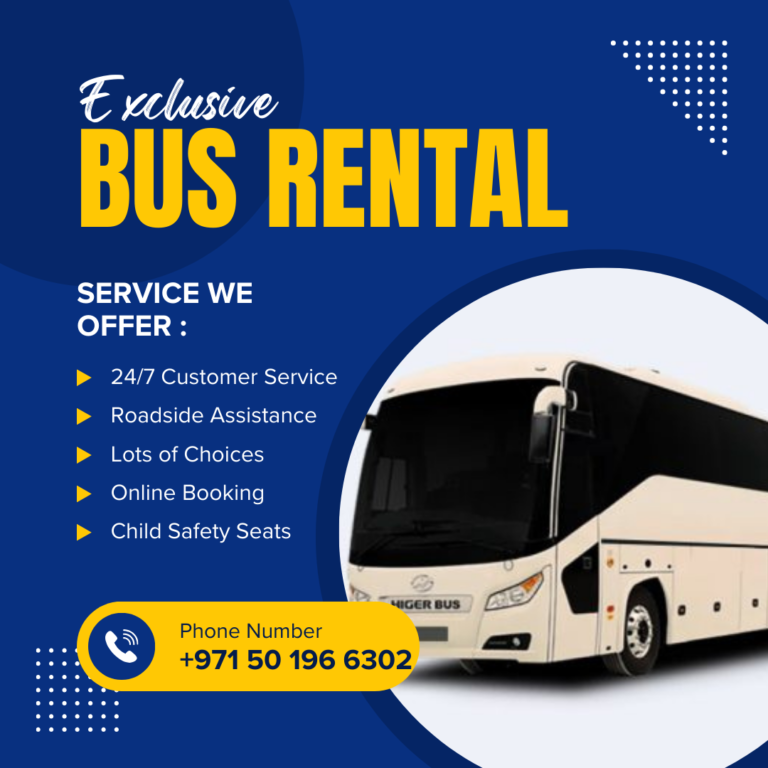 Dubai bus rental services / royal plus transport